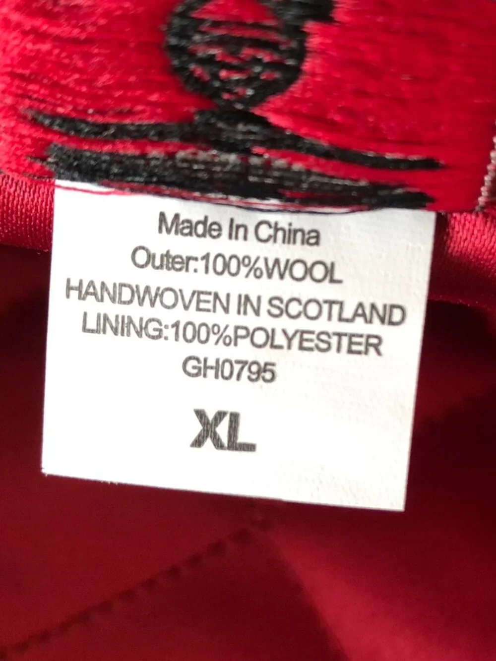 Glen Appin of Scotland Harris Tweed County Plaid Flat Cap 100% Wool Size XL
